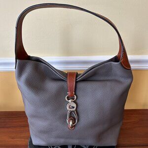 Dooney & Bourke Small Logo Lock Shoulder Bag - Elephant